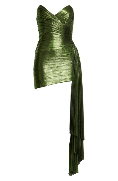 Shop Retroféte Danielle Dress In Lime