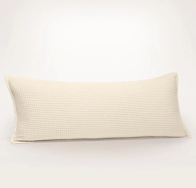 Shop Boll & Branch Organic Waffle Pillow Cover In Natural