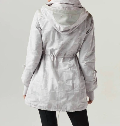 Shop Blanc Noir Anorak Hooded Jacket In Grey