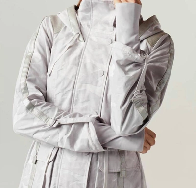 Shop Blanc Noir Anorak Hooded Jacket In Grey