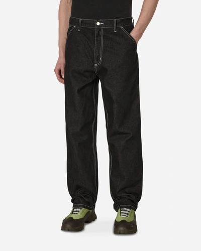 Shop Carhartt Simple Pants In Black