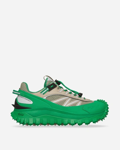 Shop Moncler Day-namic Trailgrip Low Sneakers In Green