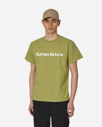 Shop Mister Green Human Nature T-shirt In Green