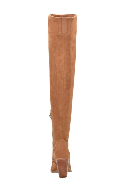 Shop Marc Fisher Ltd Gwyneth Over The Knee Boot In Medium Natural