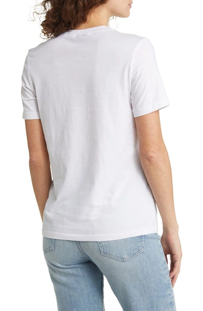 Shop Ag Jger Cotton Jersey T-shirt In True White
