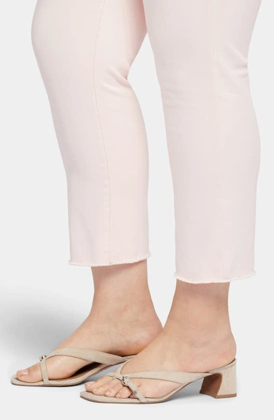 Shop Nydj Sheri Ankle Fray Hem Slim Jeans In Carnation