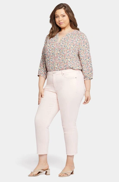 Nydj Sheri Ankle Fray Hem Slim Jeans In Carnation