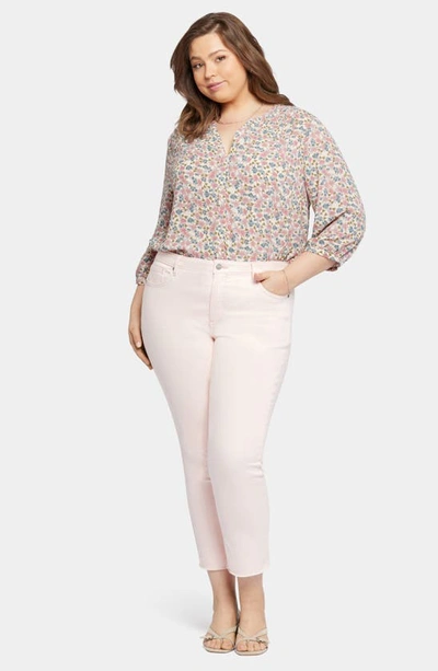 Nydj Sheri Ankle Fray Hem Slim Jeans In Carnation