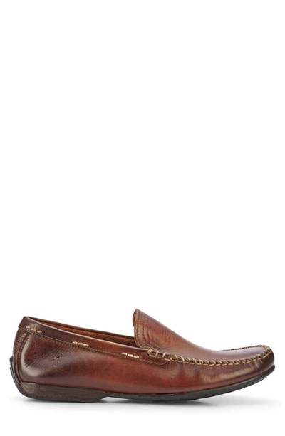 Shop Frye Lewis Venetian Loafer In Cognac