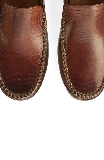 Shop Frye Lewis Venetian Loafer In Cognac