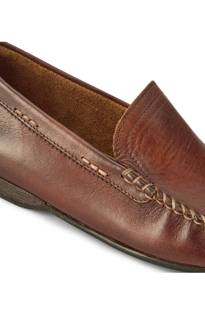 Shop Frye Lewis Venetian Loafer In Cognac