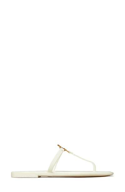 Shop Tory Burch Roxanne Jelly Sandal In Ivory / Gold