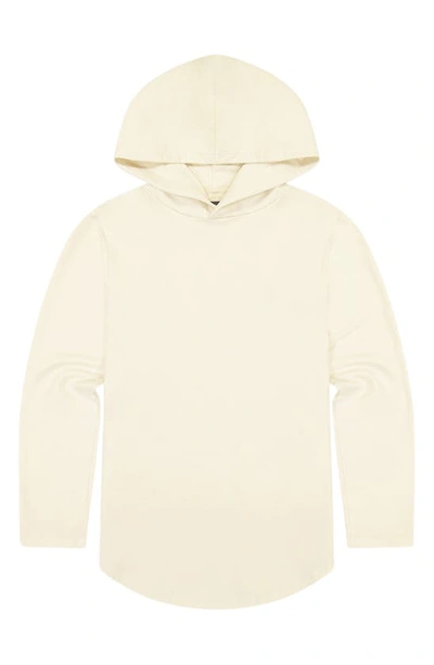 Shop Goodlife Sunfaded Micro Terry Hoodie In Seed