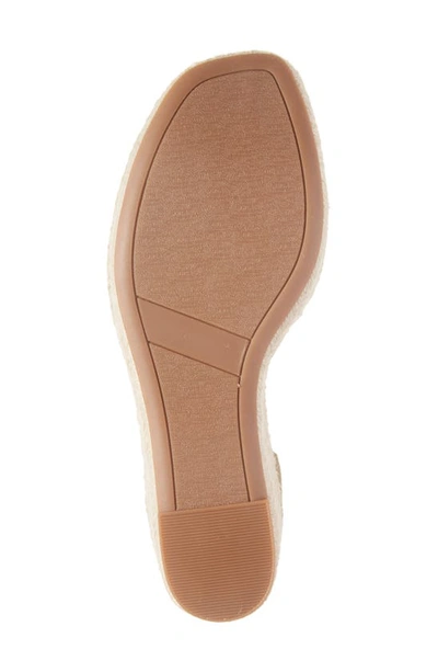 Shop Nordstrom Carmen Espadrille Platform Wedge Sandal In Olive Boa