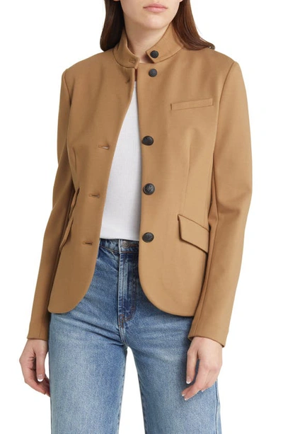 Shop Rag & Bone Slade Ponte Blazer In Camel