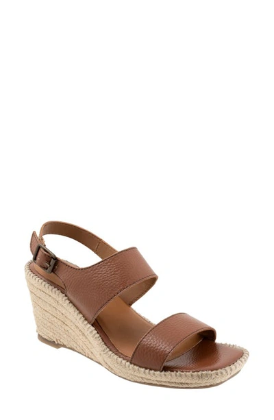 Softwalk Hartley Womens Leather Slingbacks Espadrilles In Brown
