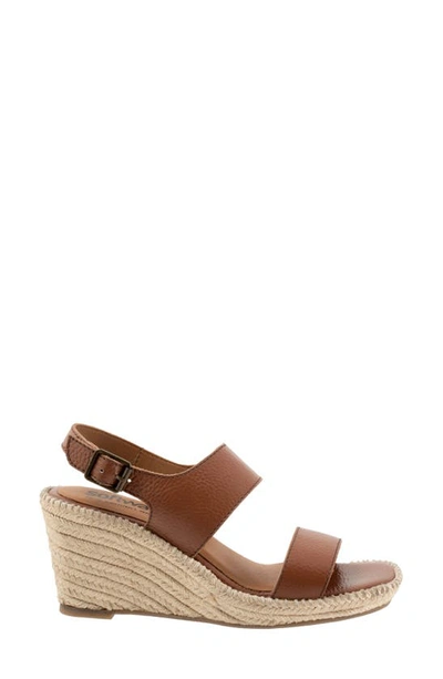 Softwalk Hartley Womens Leather Slingbacks Espadrilles In Brown