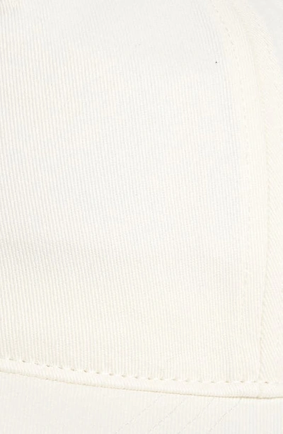 Shop Moncler Logo Patch Baseball Cap In White