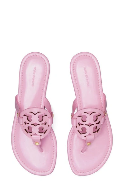 Tory Burch Miller Leather Sandal In Petunia