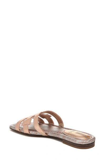 Shop Sam Edelman Bay Cutout Slide Sandal In Rose Gold Se