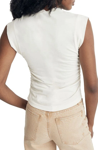 Shop Madewell Side Cinch Muscle Tee In Lighthouse