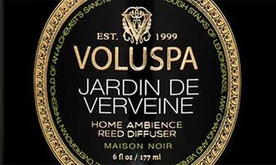 Voluspa Japonica Jardin De Verveine Reed Diffuser In Black Tones