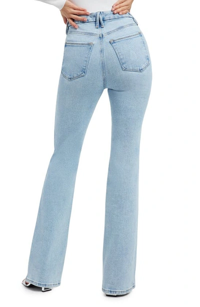 Good American Good Curve High Waist Bootcut Jeans In Indigo436