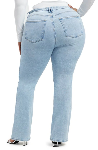Good American Good Curve High Waist Bootcut Jeans In Indigo436