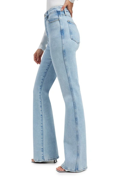 Good American Good Curve High Waist Bootcut Jeans In Indigo436