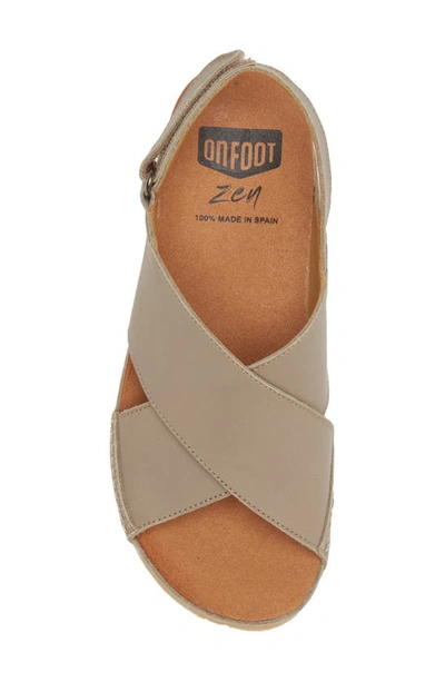 Shop On Foot 204 Slingback Sandal In Taupe