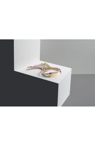 Shop Monica Vinader Engravable Linear Bar Friendship Bracelet In Gold Metallica