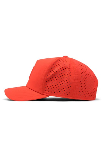 Shop Melin Odyssey Stacked Hydro Performance Snapback Hat In Infrared