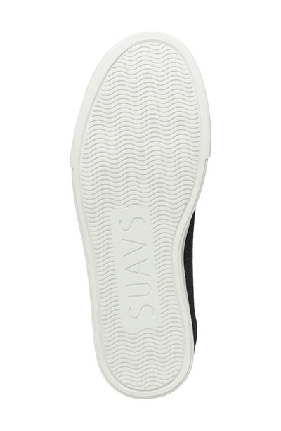 Shop Suavs Zilker Sneaker In Black On White