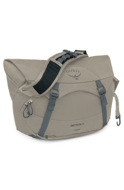 Shop Osprey Metron 18 Messenger Bag In Tan Concrete