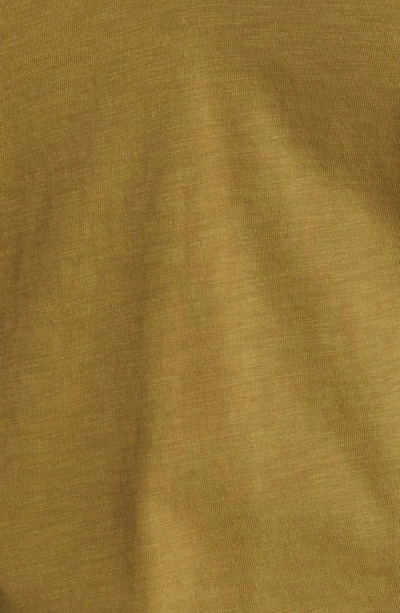 Shop Rag & Bone The Slub V-neck Organic Pima Cotton T-shirt In Military Olive