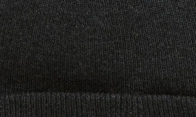 Shop Off-white Bookish Logo Cotton & Cashmere Rib Beanie In Black Lime