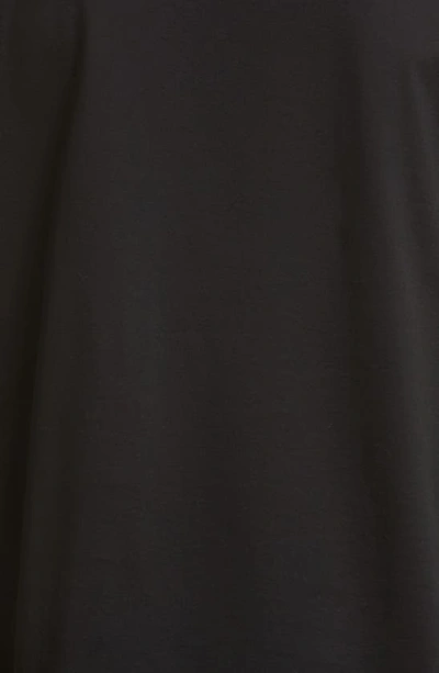 Moncler Crewneck T Shirt Featuring Multiple Patches In Black