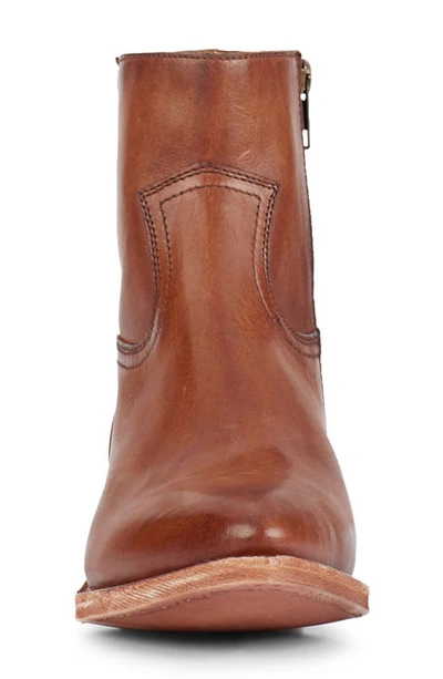 Shop Frye Billy Western Boot In Caramel Avalon Leather