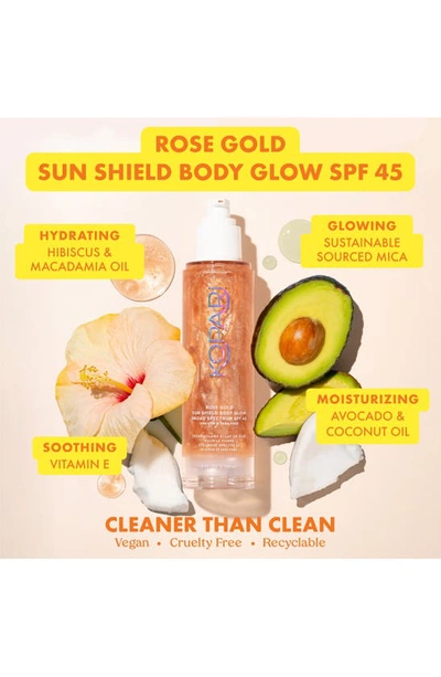 Shop Kopari Rose Gold Sun Shield Spf 45