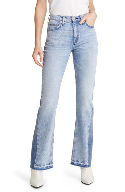 Rag & Bone Peyton Brand-patch Bootcut Mid-rise Stretch-denim Jeans In Lou1
