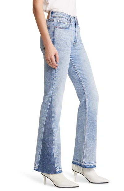 Rag & Bone Peyton Brand-patch Bootcut Mid-rise Stretch-denim Jeans In Lou1