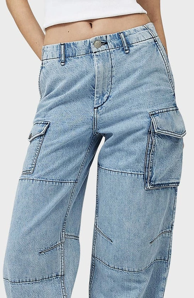 Shop Rag & Bone Nora Wide Leg Cargo Jeans In Lakeside