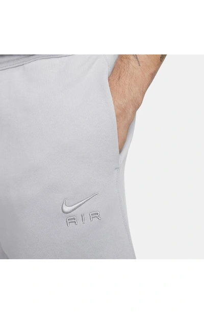 Shop Nike French Terry Shorts In Wolf Grey/ Wolf Grey