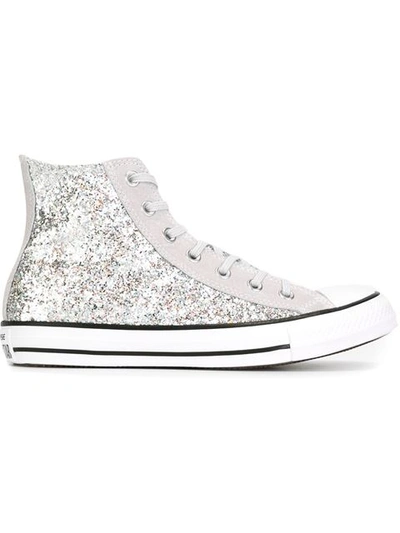 Converse Hi-top Glitter Sneakers