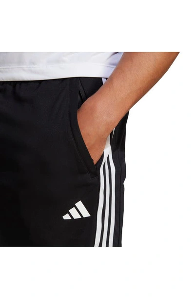 Shop Adidas Originals Aeroready Training Essentials Athletic Shorts In Black/ White