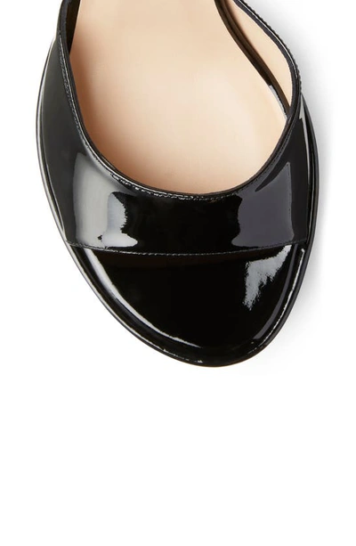 Stuart Weitzman Platform Sandal In Black