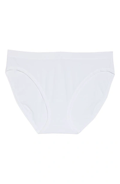 Wacoal Understated Stretch Cotton Bikini Briefs In White