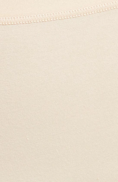 Wacoal Understated High-cut Stretch Cotton Briefs In Sand