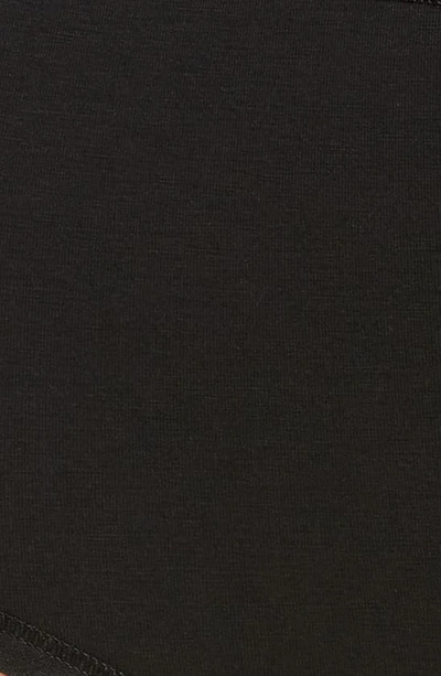 Shop Wacoal Understated Cotton Blend Briefs In Black