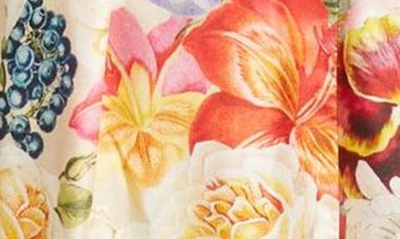 Shop Zimmermann Wonderland Floral Silk Pants In Spliced Multi Floral